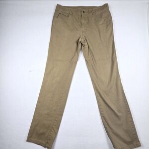 Meyer Straight Leg Chino Pants Men's 36x30 Beige Flat Front 5‎ Pocket Casual